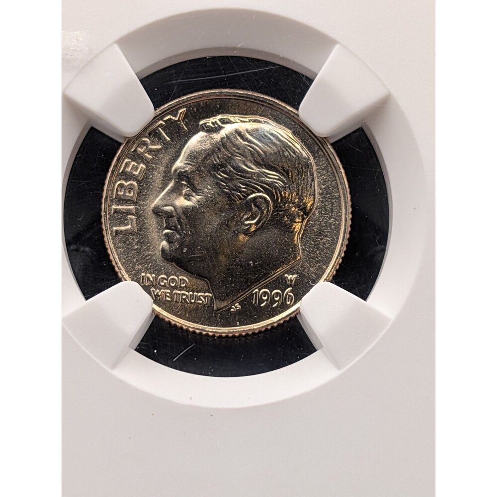 1996 U.S. Mint Set + NGC MS65 FT 1996‑W Dime w/ Envelope & COA – Key Date - Picture 5 of 7